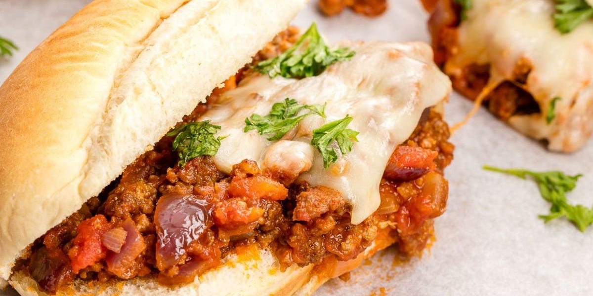 Ground Turkey Italian Sloppy Joes