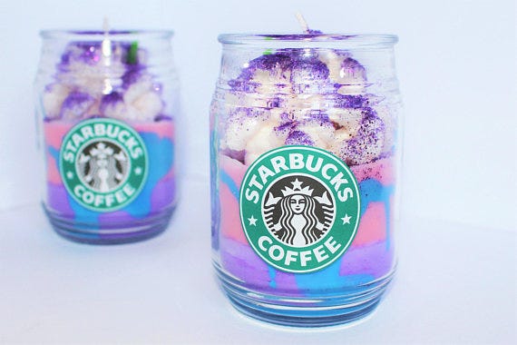 delish-unicorn-frappuccino-candle