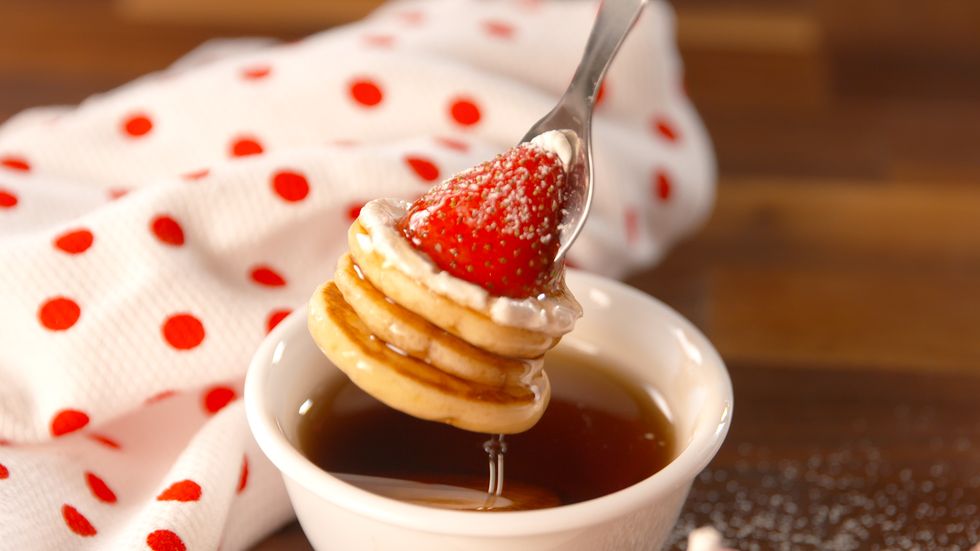 🍓 Cute Strawberry Pancake Hat 🥞