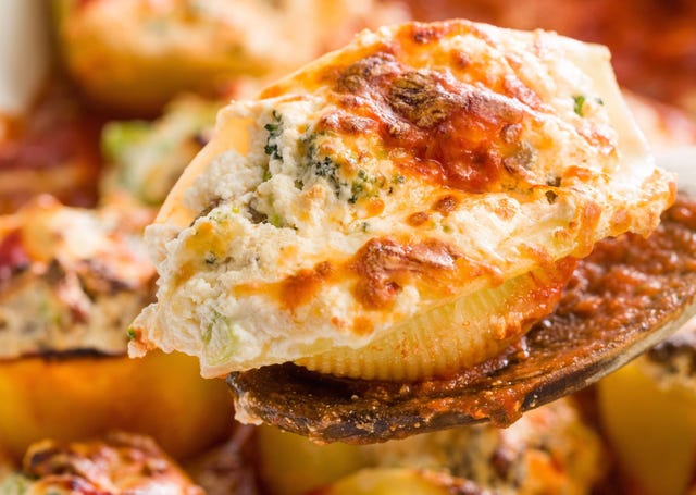 Broccoli-Sausage Stuffed Shells Horizontal Broccoli-Sausage Stuffed Shells Horizontal