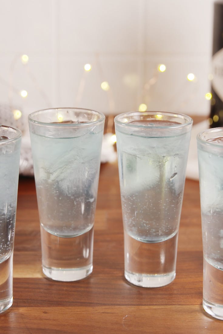 Gin & Titonic Shots Vertical