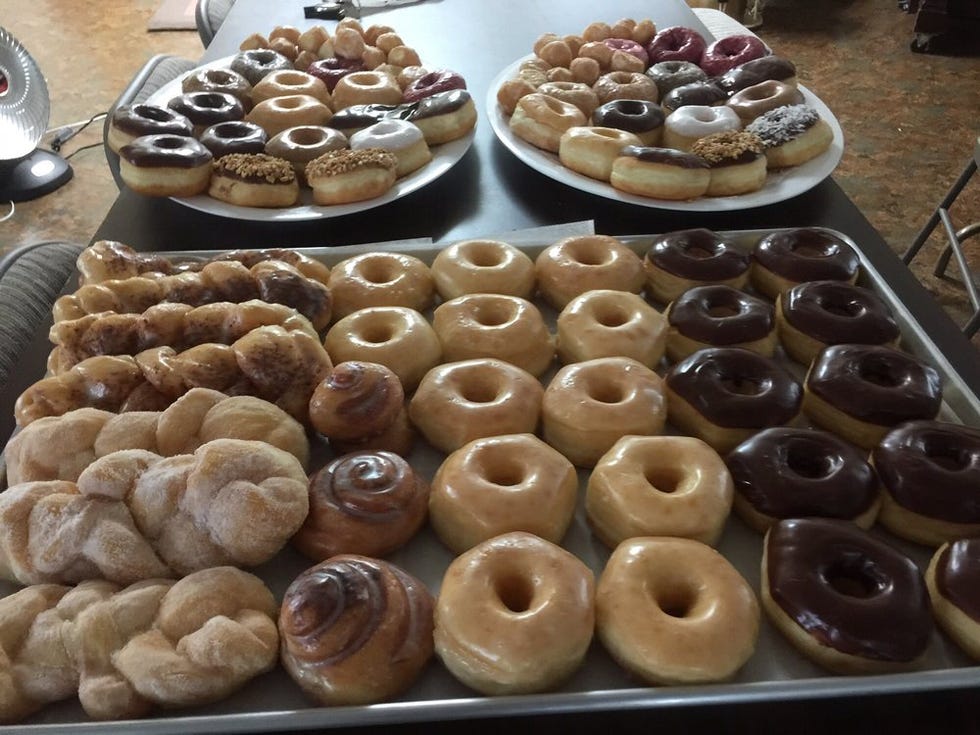 Dish, Food, Cuisine, Baking, Doughnut, Dessert, Pączki, Ingredient, Baked goods, Pastry, 