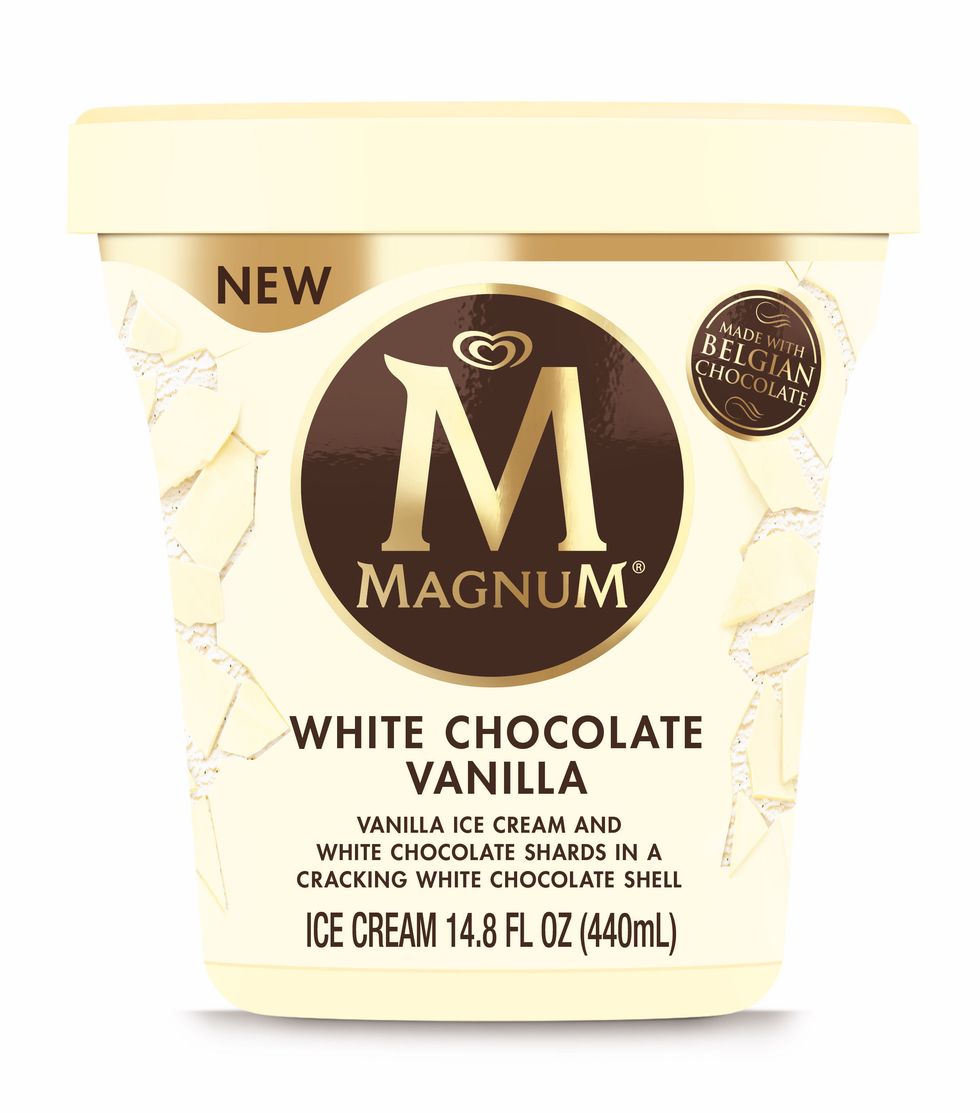 Magnum Ice Cream Tub, White Chocolate Vanilla - 14.8 oz