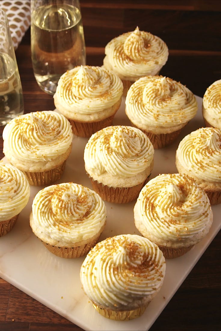 champagne cupcakes