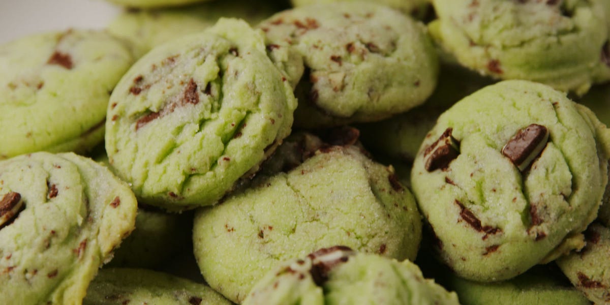Mint Chocolate Chip Cookies Are So Much Better Than A Regular