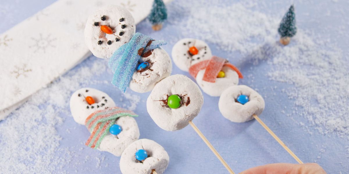 Best Snowman Donut Recipe - How to Make Snowman Donuts