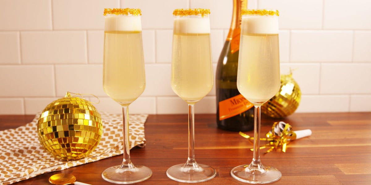 Champagne Jell-O Flutes