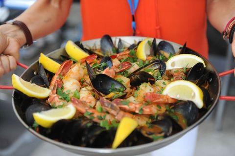 Dish, Food, Cuisine, Mussel, Seafood, Bivalve, Paella, Side dish, Ingredient, Recipe, 