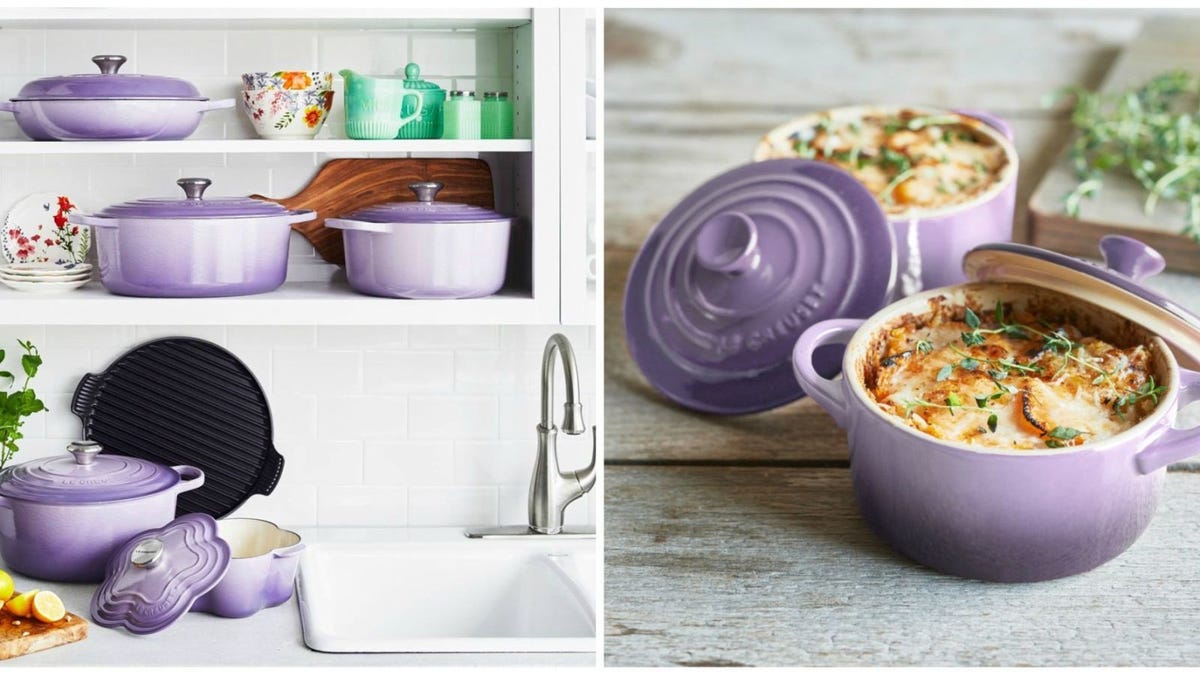 preview for Le Creuset Just Released The Prettiest Lavender Collection