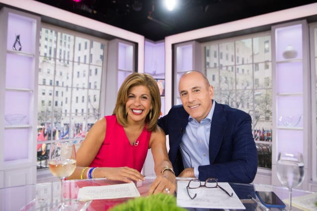 Hoda Kotb and Matt Lauer