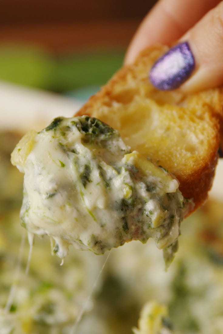 Baked Spinach Artichoke Dip Vertical