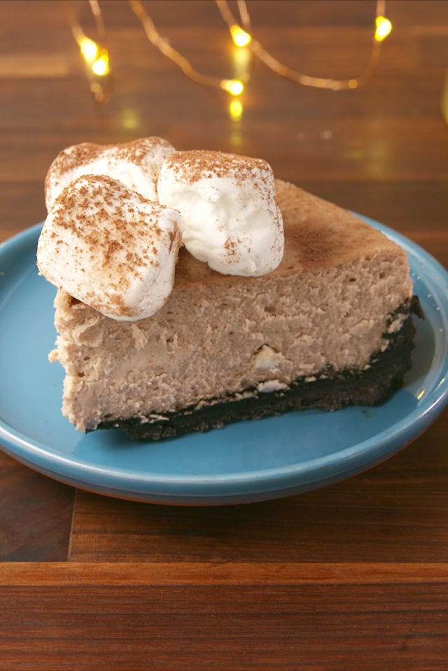 Hot Cocoa Cheesecake Vertical