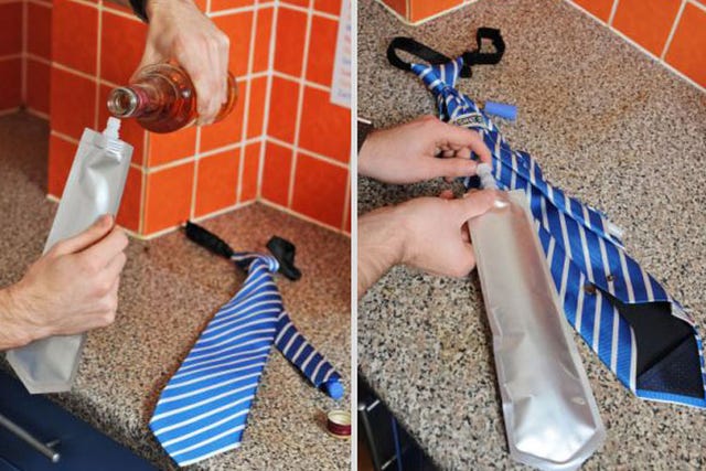 Hand, Tie, Tile, 
