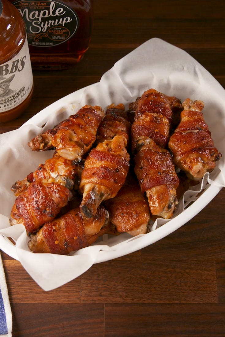 maple bacon wings vertical