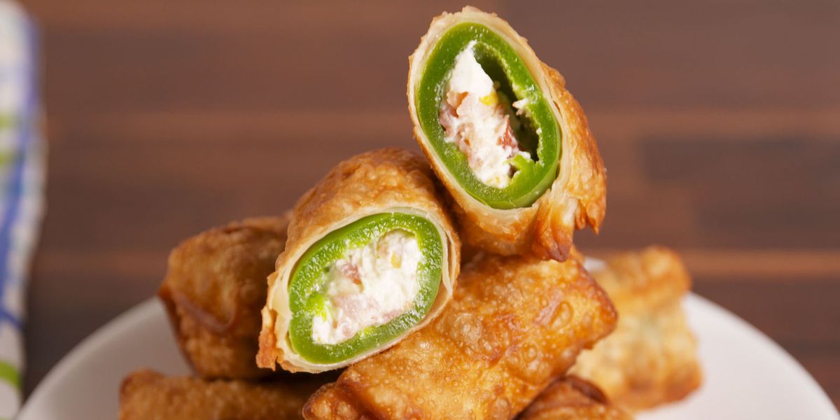 Best Jalapeno Popper Egg Rolls Recipe How To Make Jalapeno Popper Egg Rolls