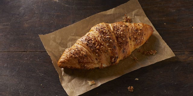 Food, Dish, Croissant, Cuisine, Baked goods, Pastry, Ingredient, Dessert, Pasty, Produce, 