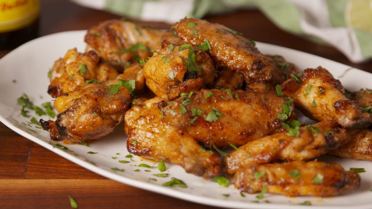 Video player poster image preview for Spice Up Game Day With Cilantro Lime Wings