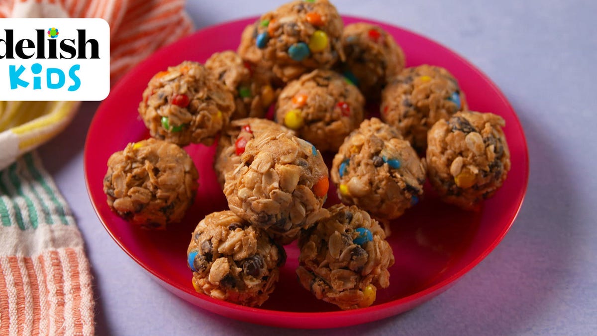 preview for Monster Trail Mix Bites = Best. Snack. Ever.
