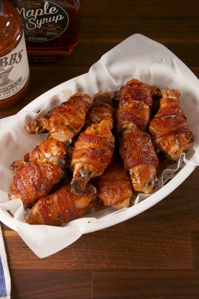 maple bacon wings vertical