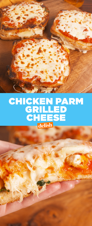 Cooking Chicken Parm Grilled Cheese Video Chicken Parm Grilled Cheese Recipe How To Video