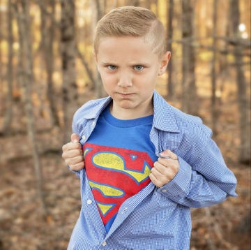 People, Child, Leaf, Tree, Outerwear, Running, Photography, Recreation, Exercise, Sleeve, 