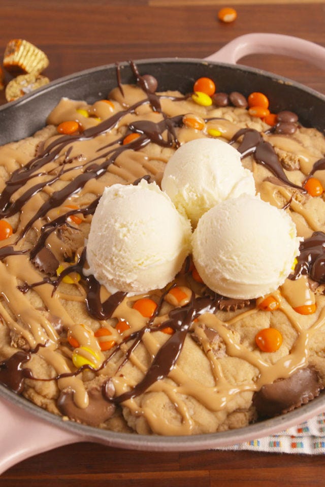 giant reese's stuffed cookie