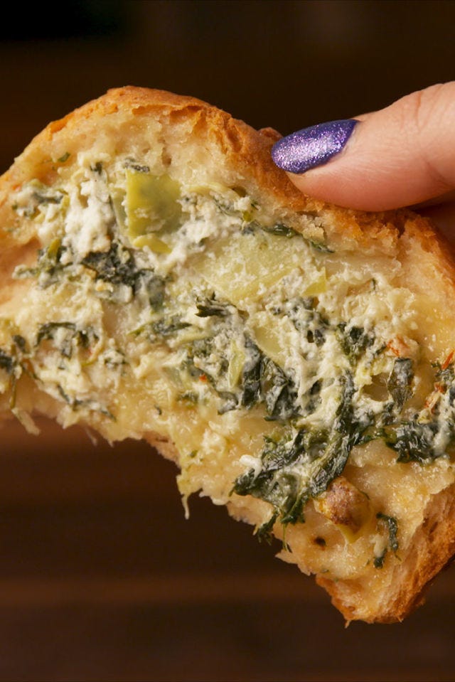 Spinach Artichoke Pull-Apart Vertical