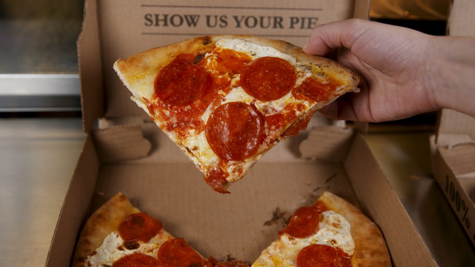 Dish, Food, Pizza, Cuisine, Pizza cheese, Junk food, Sicilian pizza, Pepperoni, Ingredient, California-style pizza, 