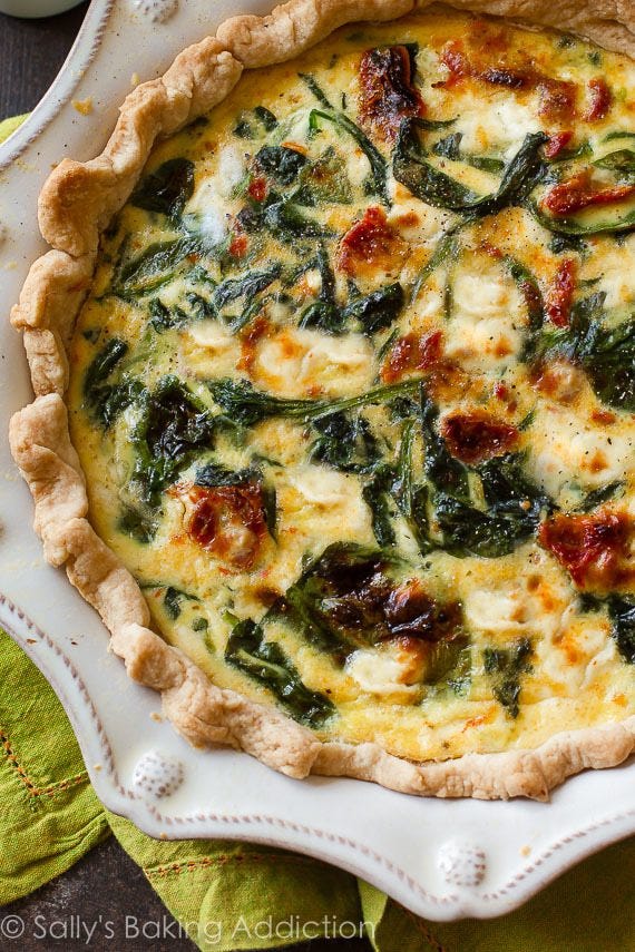 Food, Cuisine, Dish, Quiche, Ingredient, Baked goods, Leaf vegetable, Flatbread, Strata, Produce, 