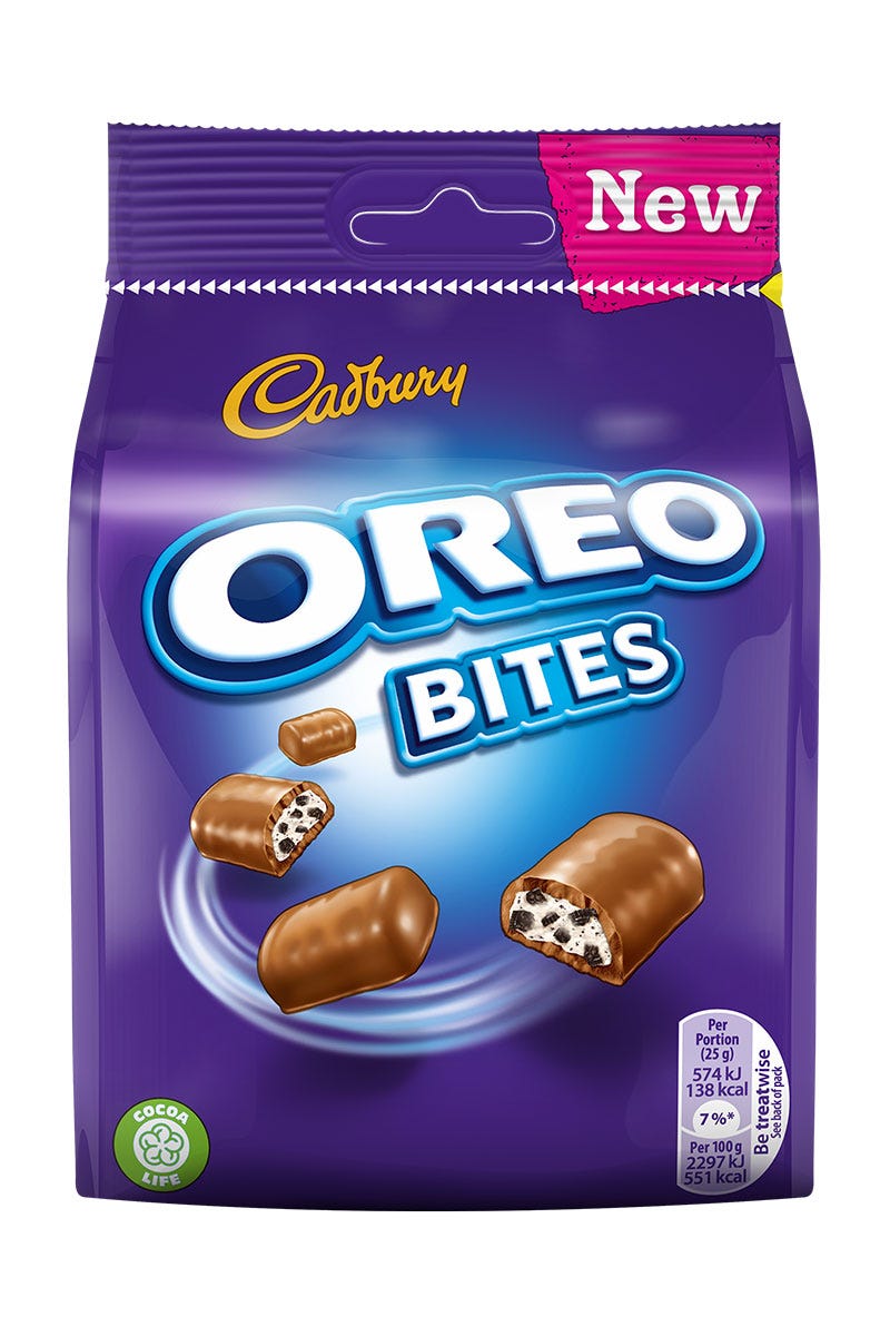 Cadbury Oreo bites