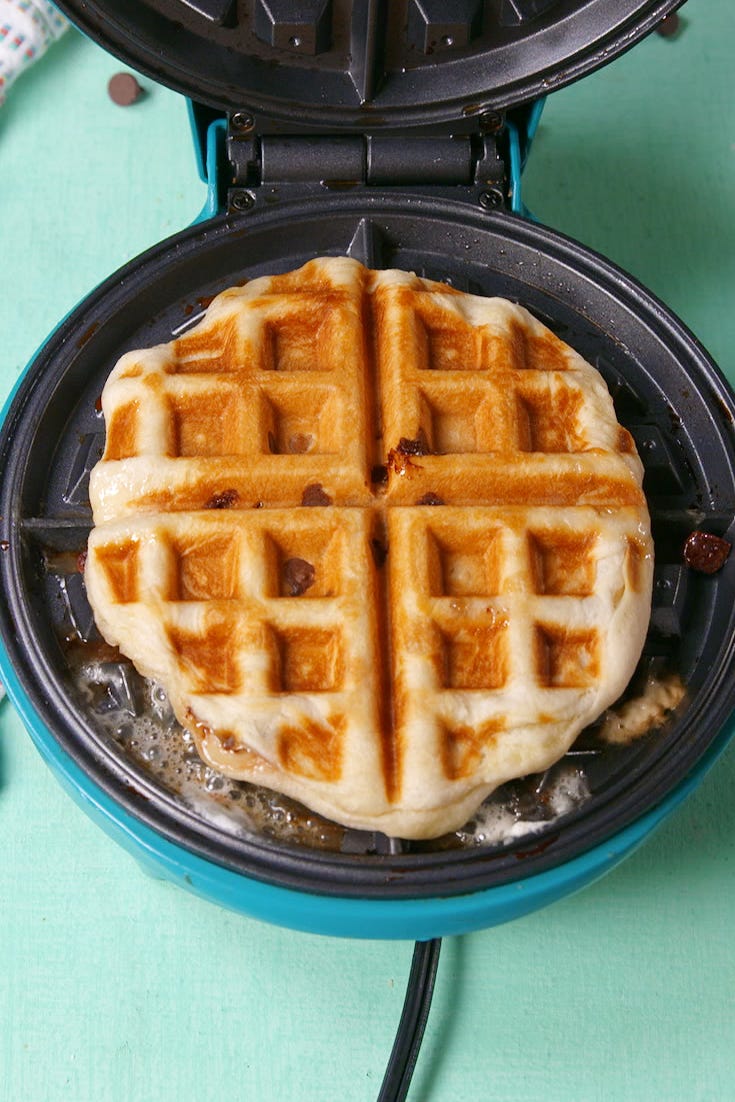 smores stuffed waffles vertical