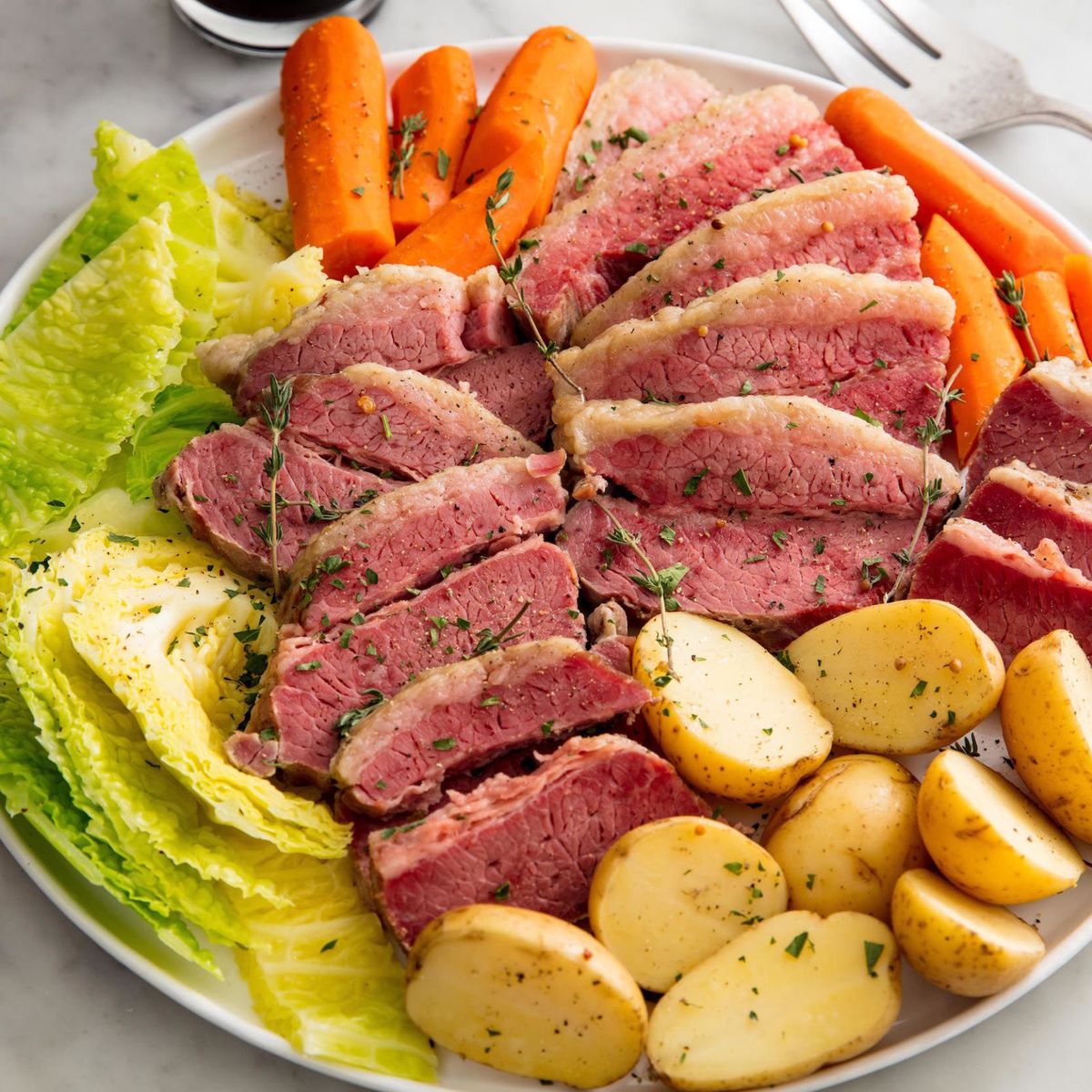 Corned Beef and Cabbage - Sip and Feast