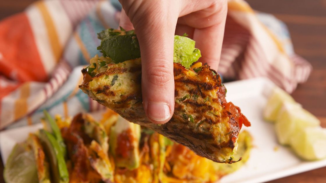 Zucchini Taco Shells Video How To Make Zucchini Taco Shells— 1592