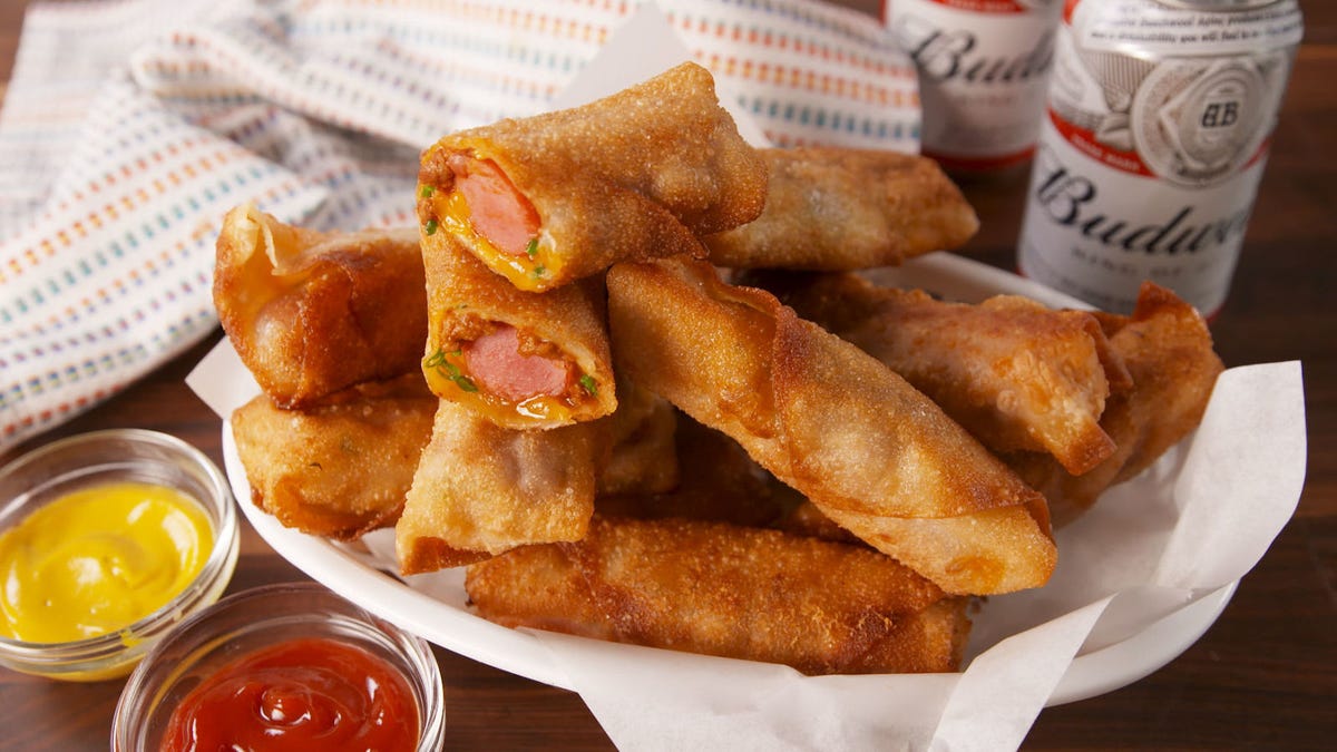 Video player poster image preview for When You Wrap A Chili Cheese Dog In An Egg Roll …Default