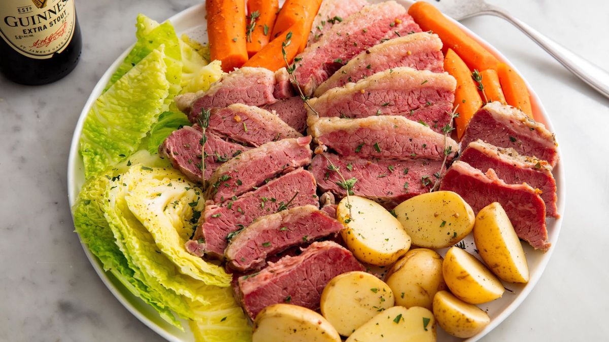 preview for Slow-Cooker Corned Beef & Cabbage Is Crazy Tender