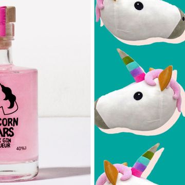 Product, Pink, Bottle, Plastic bottle, Fictional character, Liquid, Unicorn, 