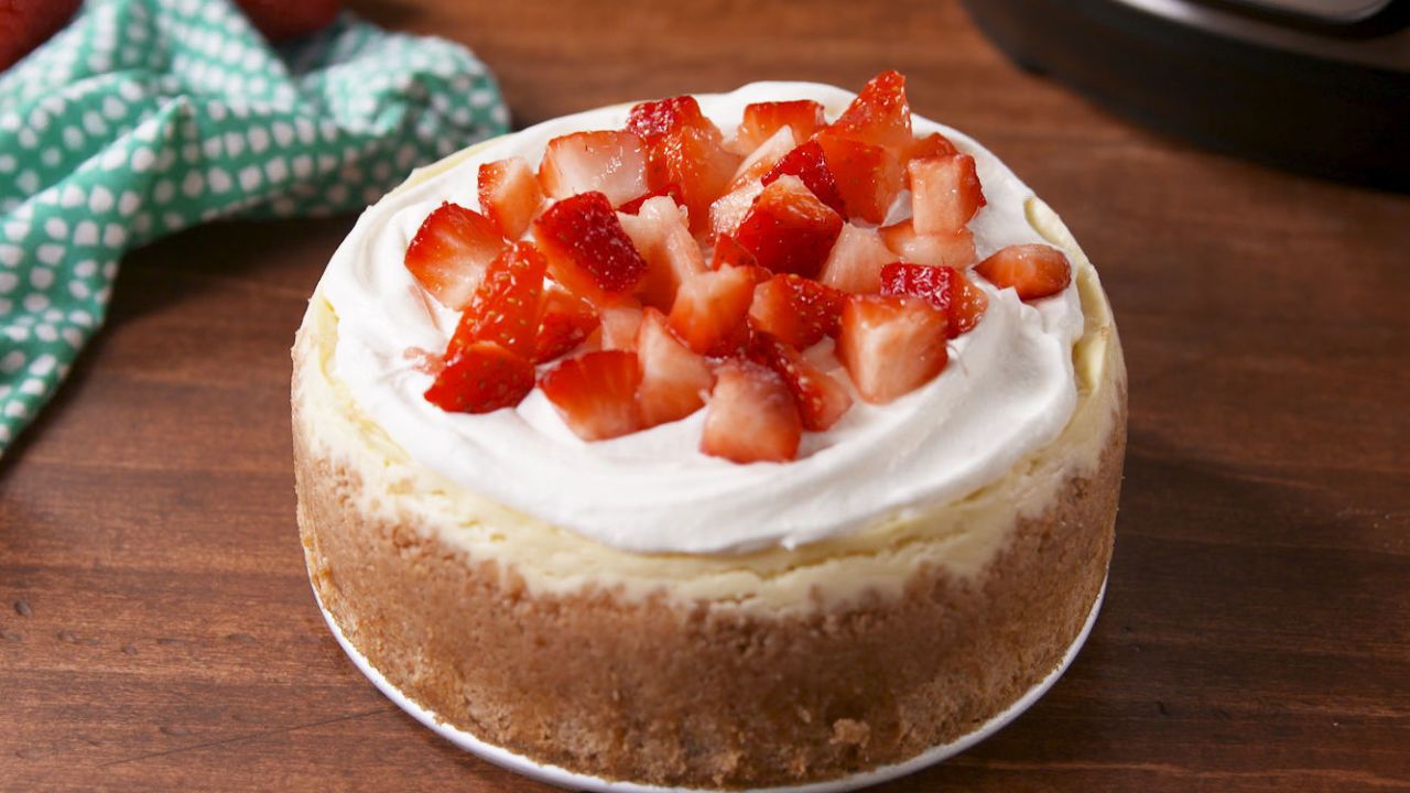 Instant pot cheesecake online no crust