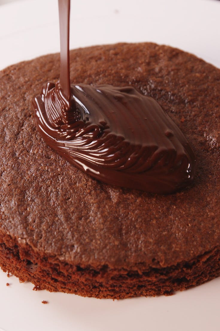 Salted Dark Chocolate Ganache Vertical
