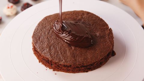 Salted Dark Chocolate Ganache Horizontal