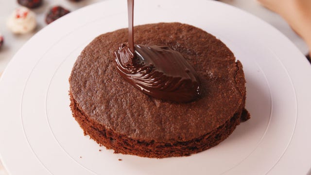 Salted Dark Chocolate Ganache Horizontal Salted Dark Chocolate Ganache Horizontal