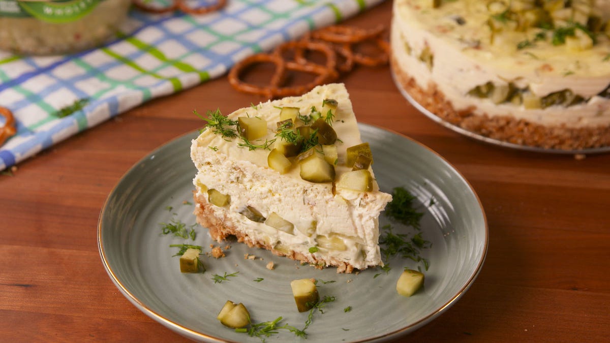 preview for Yes, We Did. Pickle Cheesecake Is Real.