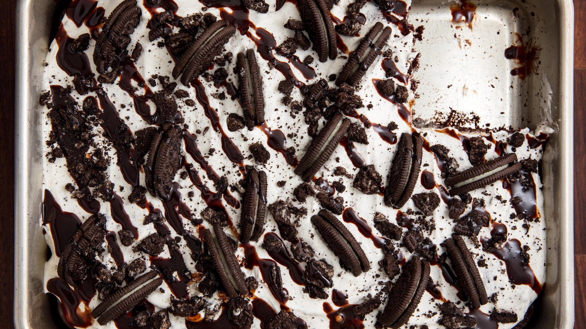 Video player poster image preview for This Oreogasm Poke Cake Is What Dreams Are Made Of