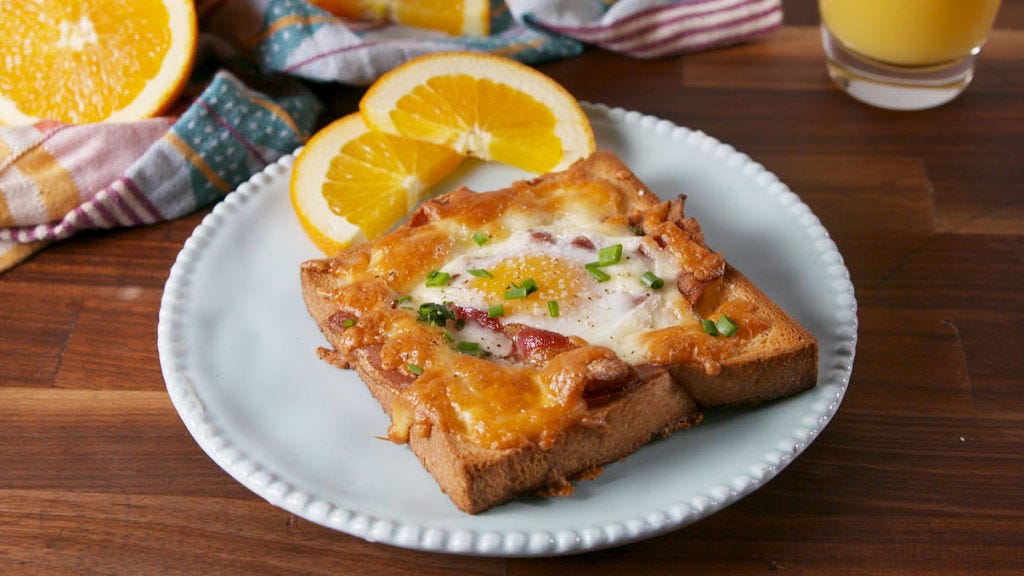 Video player poster image preview for This Cheesy Egg Toast Is Beyond Delicious