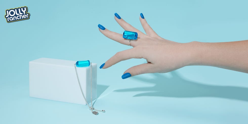 Nail, Finger, Hand, Turquoise, Blue, Aqua, Azure, Nail care, Manicure, Gesture, 