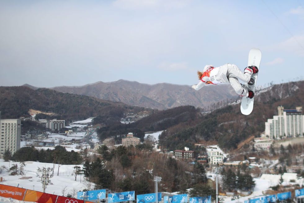 Slopestyle, Extreme sport, Snow, Flip (acrobatic), Snowboard, Winter sport, Freestyle skiing, Recreation, Snowboarding, Vehicle, 