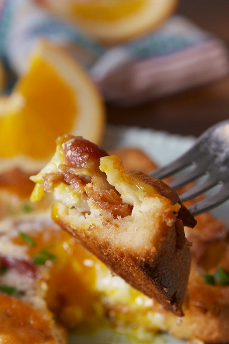 Cheesy Egg Toast Vertical