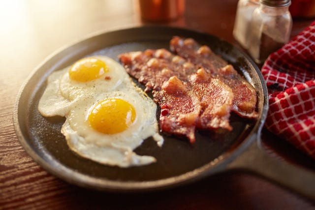 bacon and eggs