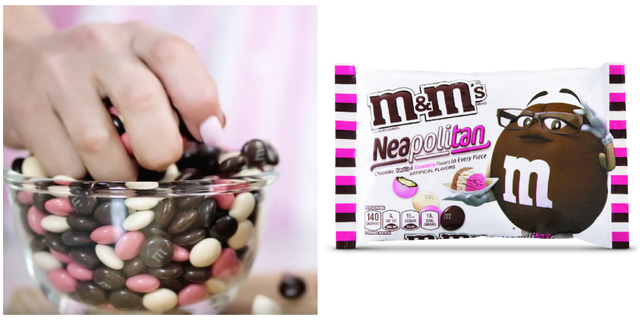 Neapolitan M&Ms