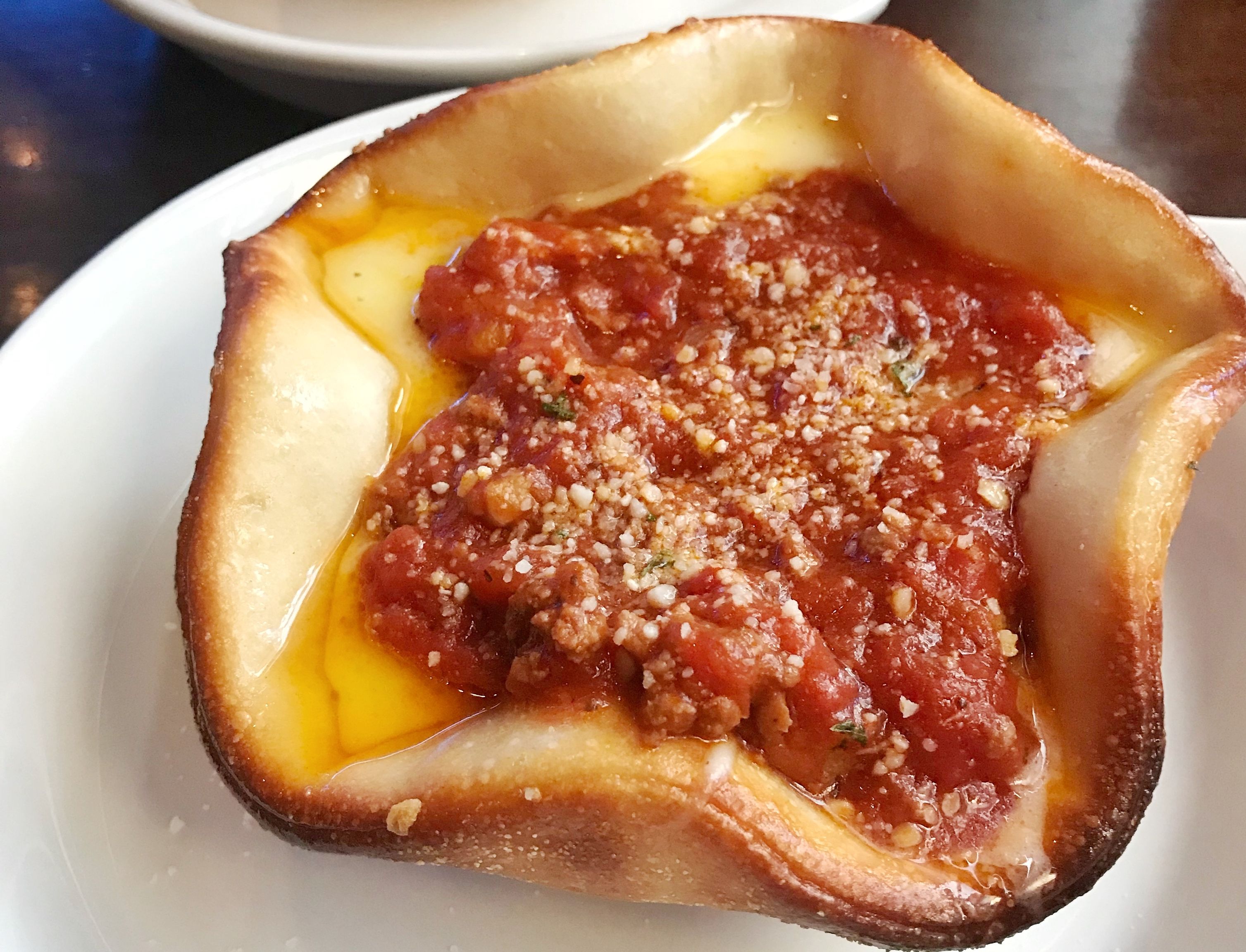 Olive Garden Is Selling The Cheesiest Meatball Pizza Bowl