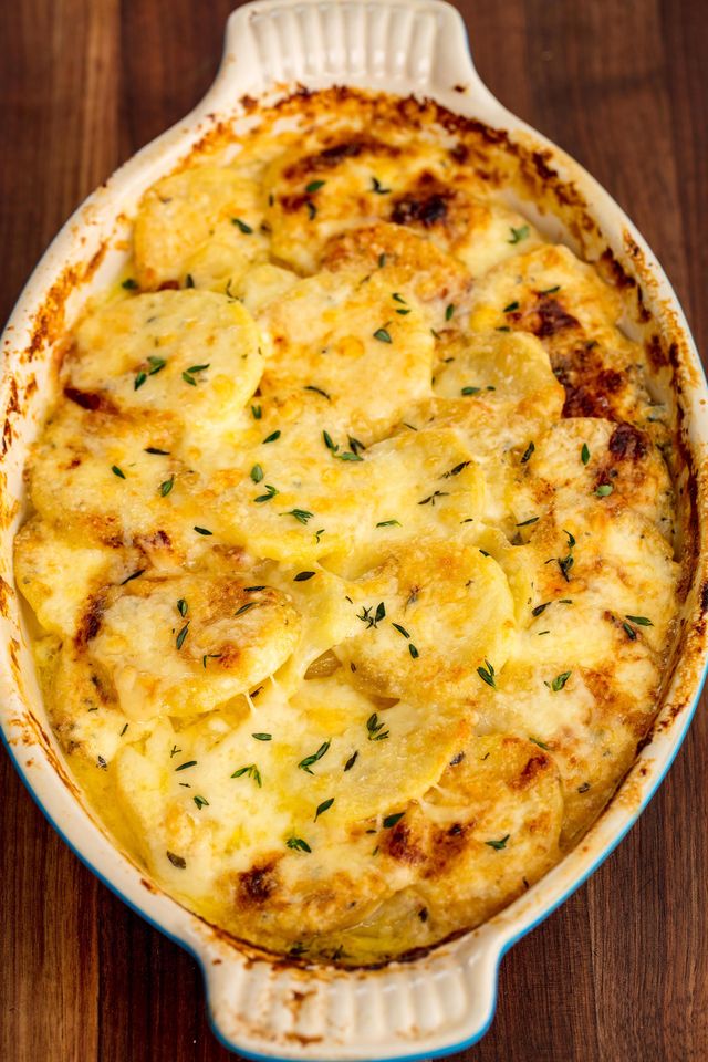 Easy Potatoes Au Gratin Recipe - How to Make Homemade Au Gratin Potatoes